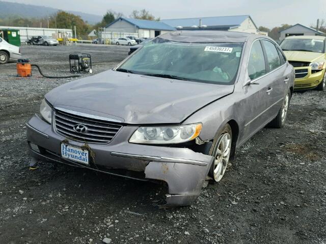 KMHFC46F46A108169 - 2006 HYUNDAI AZERA SE GRAY photo 2