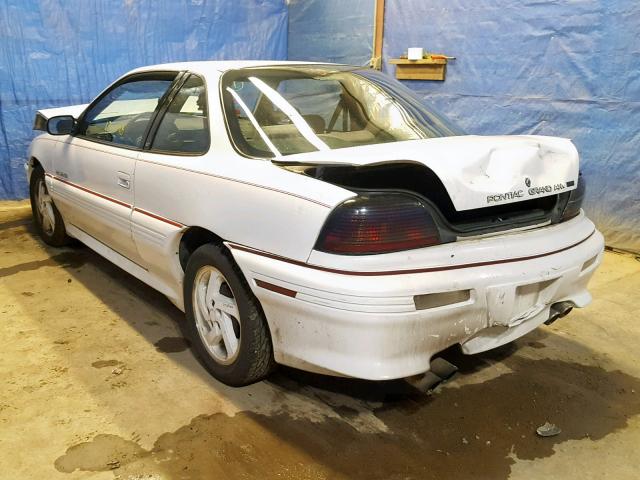 1G2NW14N3PC782243 - 1993 PONTIAC GRAND AM G WHITE photo 3