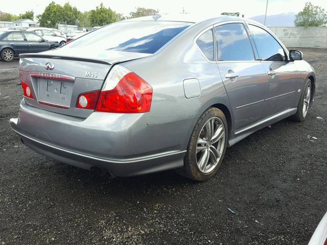 JNKBY01E46M208619 - 2006 INFINITI M45 BASE GRAY photo 4