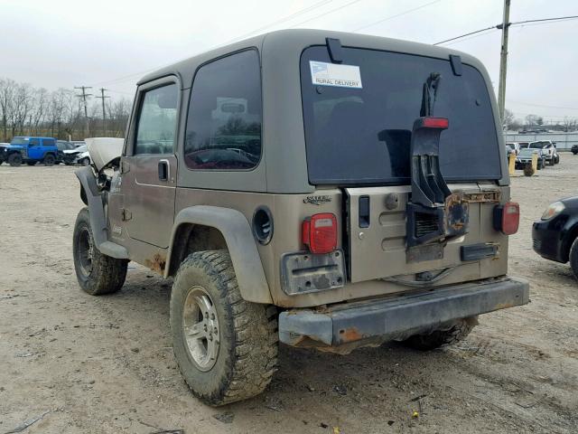 1J4F449S36P716511 - 2006 JEEP WRANGLER / BROWN photo 3