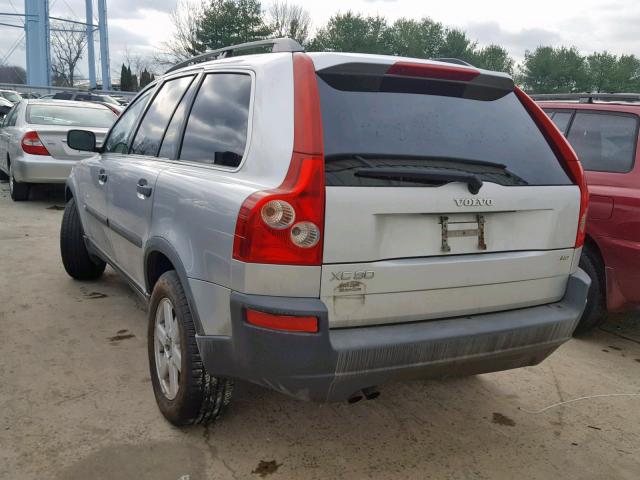 YV1CM592051149426 - 2005 VOLVO XC90 SILVER photo 3