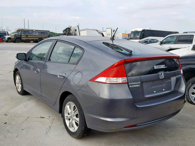 JHMZE2H74BS011644 - 2011 HONDA INSIGHT EX GRAY photo 3