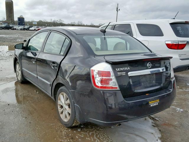 3N1AB6AP3BL726926 - 2011 NISSAN SENTRA 2.0 BLACK photo 3