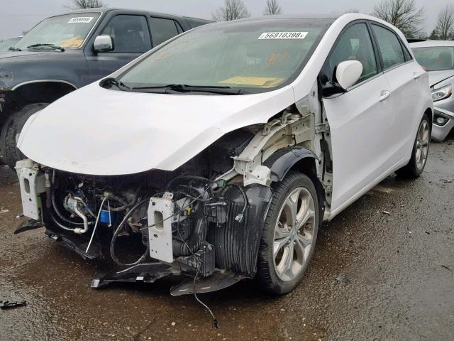 KMHD35LH4EU162331 - 2014 HYUNDAI ELANTRA GT WHITE photo 2