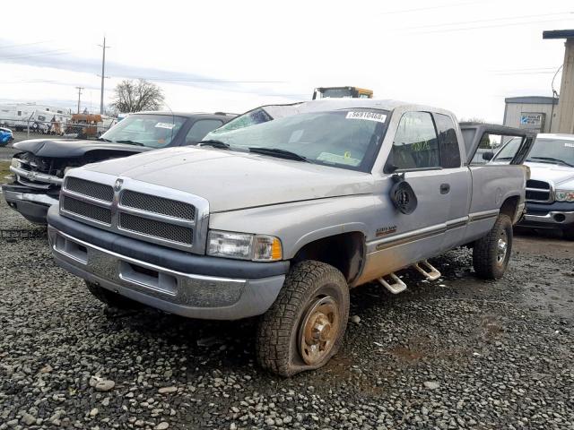 1B7KF2365XJ538734 - 1999 DODGE RAM 2500 SILVER photo 2