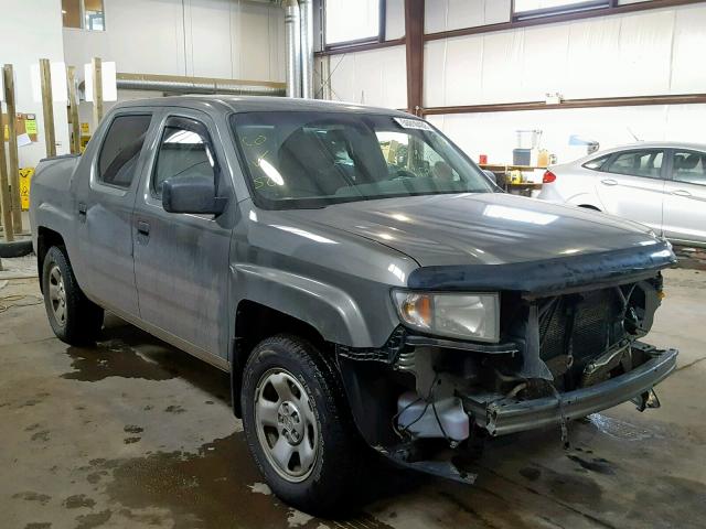 2HJYK16447H001148 - 2007 HONDA RIDGELINE GRAY photo 1