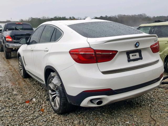 5UXKU0C50H0F99662 - 2017 BMW X6 SDRIVE3 WHITE photo 3