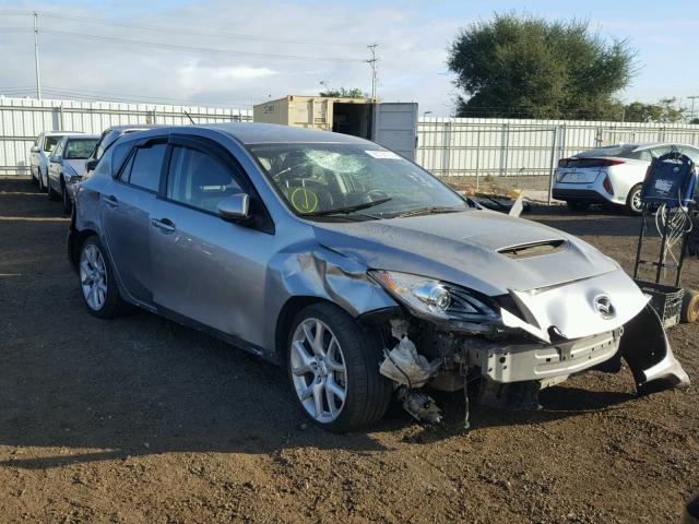 JM1BL1L46C1608804 - 2012 MAZDA SPEED 3 GRAY photo 1