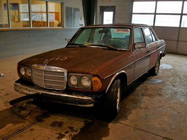 WDBAB33A7EA031184 - 1984 MERCEDES-BENZ 300 DT RED photo 2