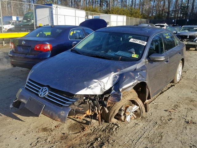 1VWBT7A30EC097995 - 2014 VOLKSWAGEN PASSAT SE GRAY photo 2