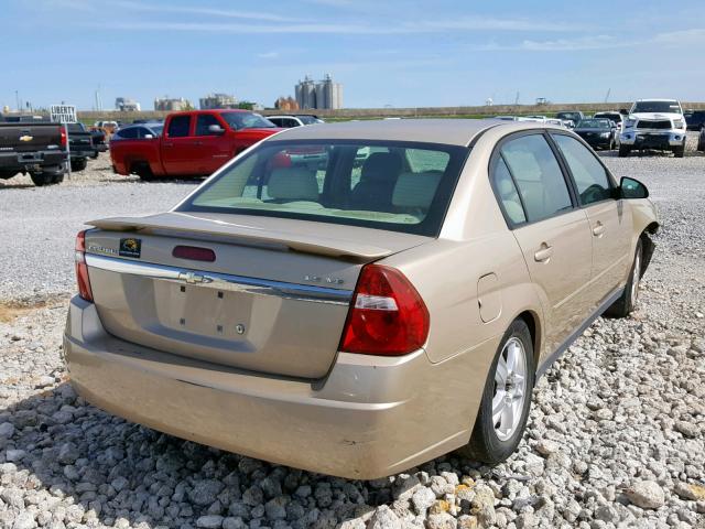 1G1ZT54835F197237 - 2005 CHEVROLET MALIBU LS TAN photo 4