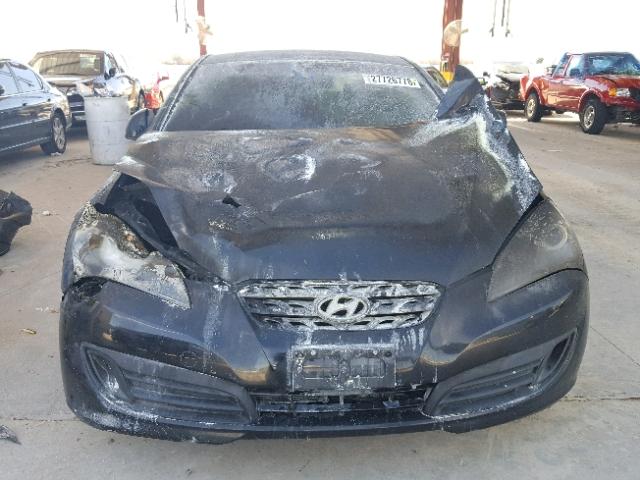 KMHHT6KD3BU057054 - 2011 HYUNDAI GENESIS CO BLACK photo 9