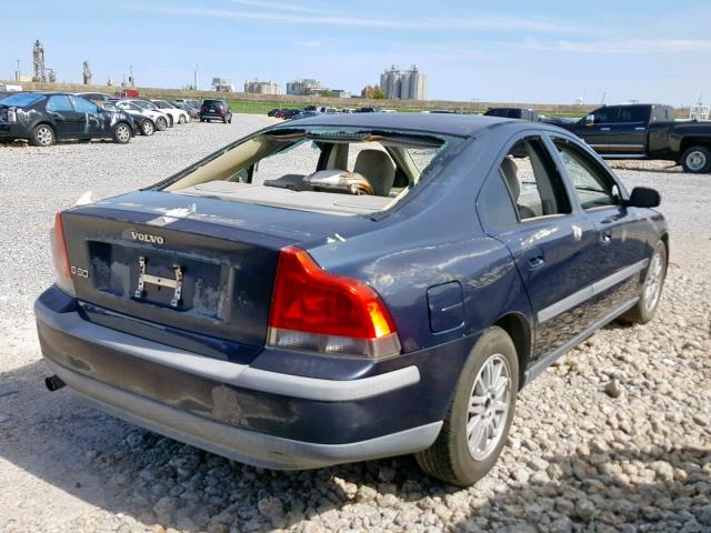 YV1RS64A542326131 - 2004 VOLVO S60 BLUE photo 4