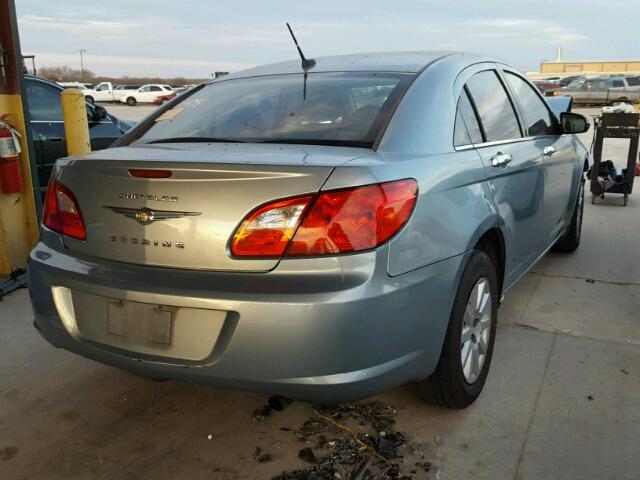 1C3LC46B29N502386 - 2009 CHRYSLER SEBRING LX BLUE photo 4