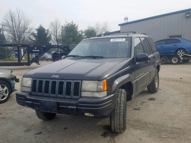 1J4GZ78Y6WC273310 - 1998 JEEP GRAND CHER BLACK photo 2