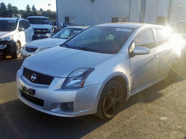 3N1AB6AP5CL759251 - 2012 NISSAN SENTRA 2.0 SILVER photo 2