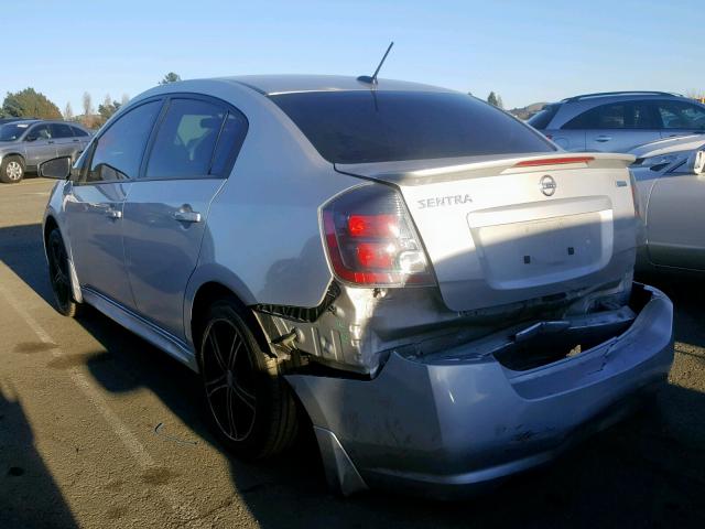 3N1AB6AP5CL759251 - 2012 NISSAN SENTRA 2.0 SILVER photo 3