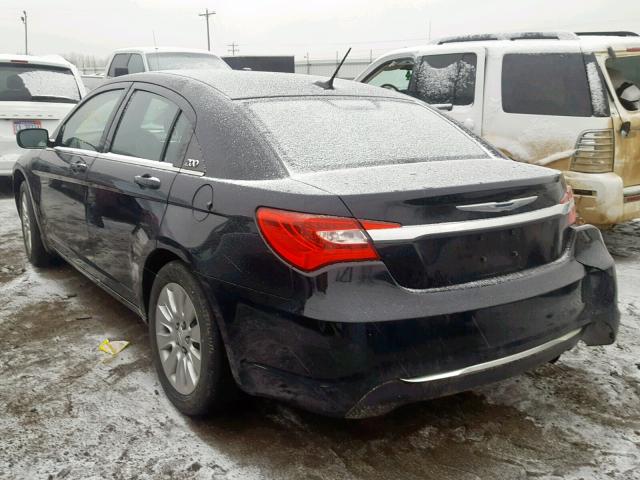 1C3CCBAB4DN554218 - 2013 CHRYSLER 200 LX BLACK photo 3