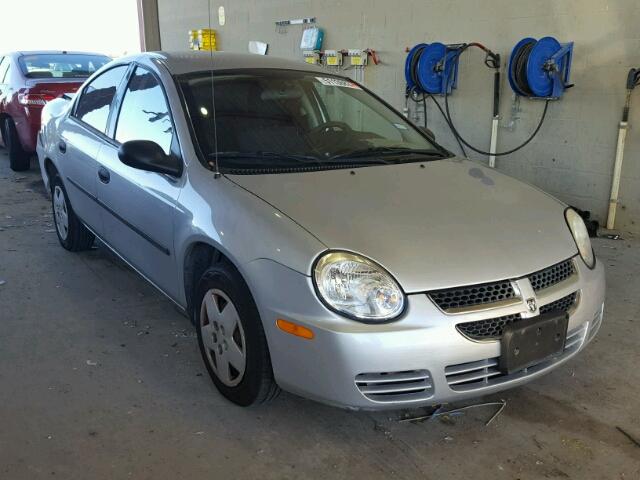 1B3ES26C95D109247 - 2005 DODGE NEON BASE SILVER photo 1