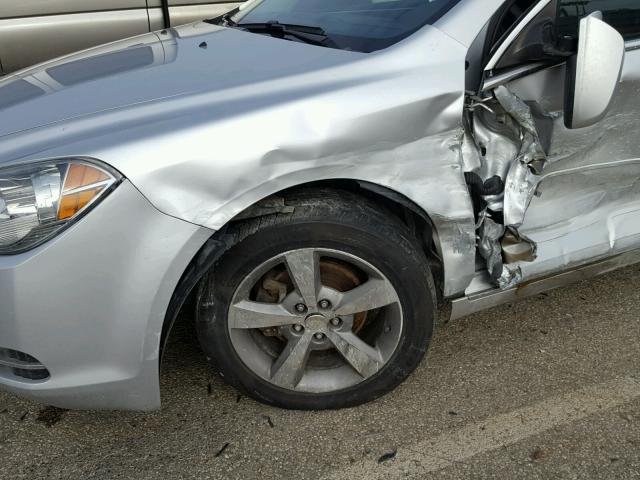 1G1ZC5E09CF150834 - 2012 CHEVROLET MALIBU 1LT ვერცხლისფერი ფოტო 10