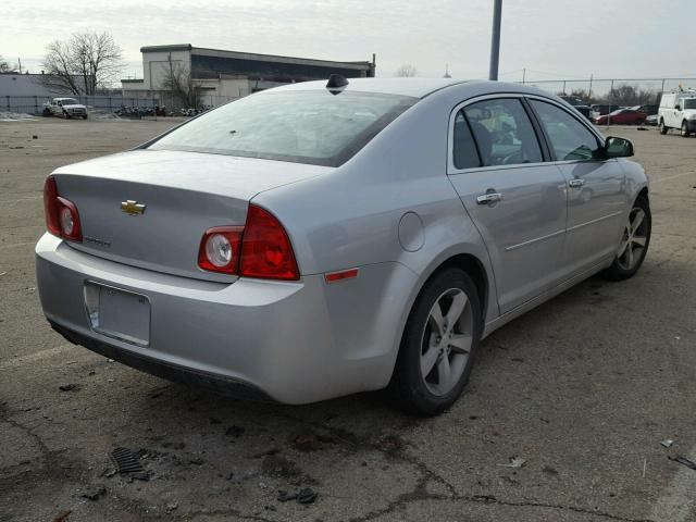 1G1ZC5E09CF150834 - 2012 CHEVROLET MALIBU 1LT ვერცხლისფერი ფოტო 4