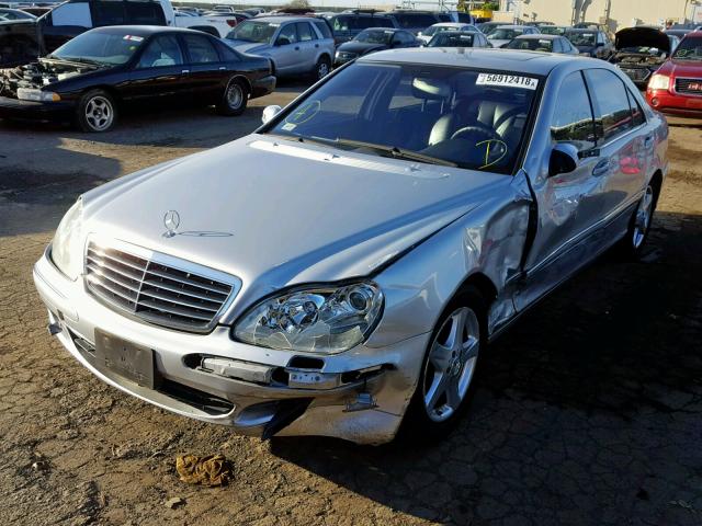 WDBNG70J54A414179 - 2004 MERCEDES-BENZ S 430 SILVER photo 2