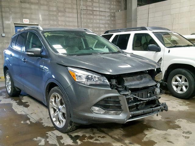 1FMCU9J99EUB63194 - 2014 FORD ESCAPE TIT GRAY photo 1