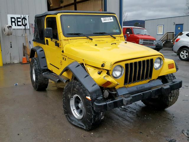 1J4FA39S92P734542 - 2002 JEEP WRANGLER / YELLOW photo 1