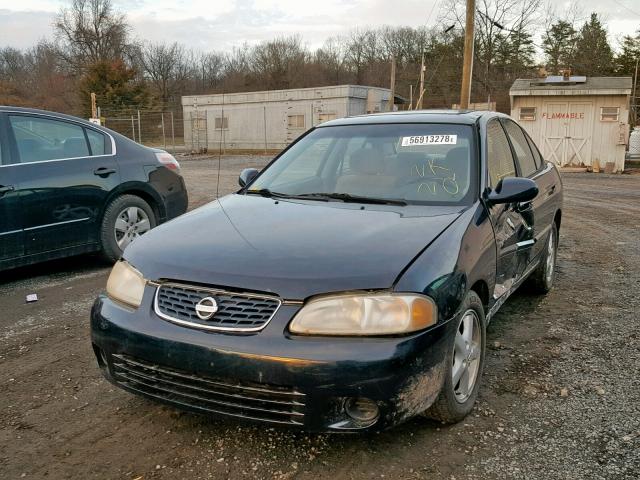 3N1AB51A73L731327 - 2003 NISSAN SENTRA SE- BLUE photo 2