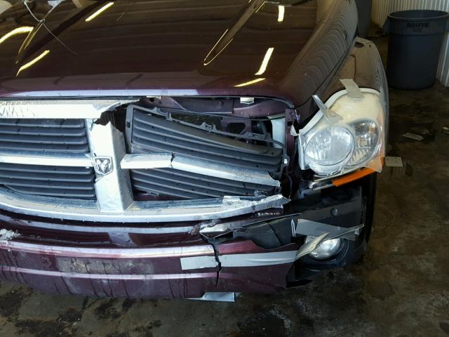 1D4HB48N05F615109 - 2005 DODGE DURANGO SL PURPLE photo 9