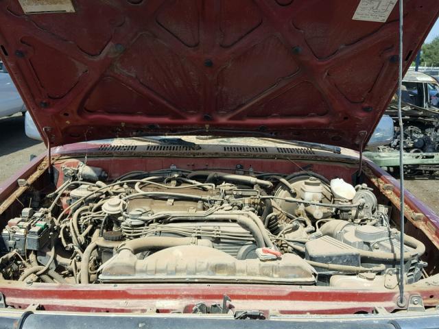 JT3VN29V6P0014971 - 1993 TOYOTA 4RUNNER VN MAROON photo 7