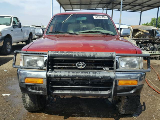 JT3VN29V6P0014971 - 1993 TOYOTA 4RUNNER VN MAROON photo 9