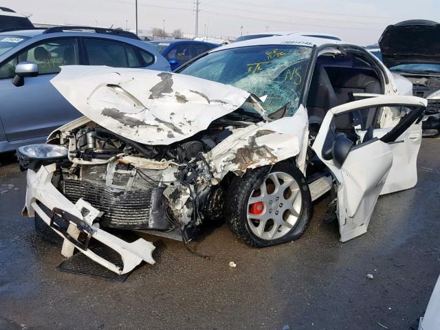 1B3ES66S35D282521 - 2005 DODGE NEON SRT-4 WHITE photo 2