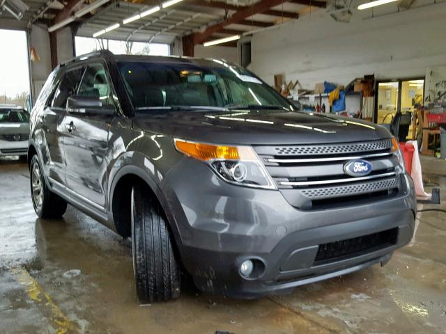 1FM5K7F85FGB46430 - 2015 FORD EXPLORER L GRAY photo 1