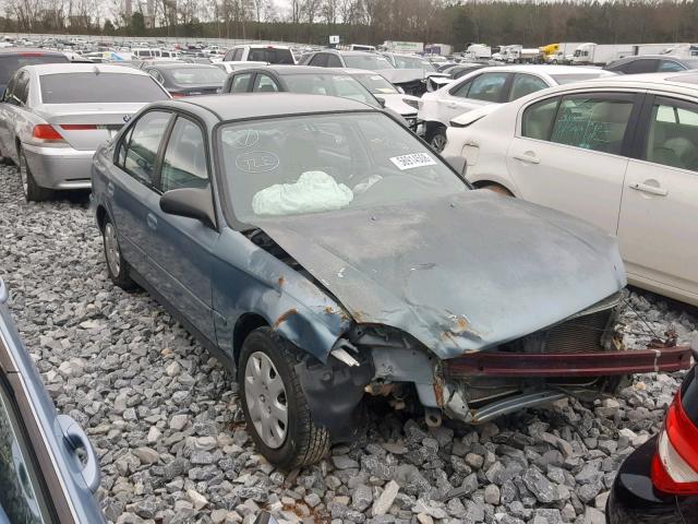 2HGEJ6617YH554411 - 2000 HONDA CIVIC BASE BLUE photo 1