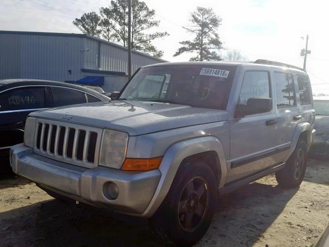 1J8HH48N26C203510 - 2006 JEEP COMMANDER GRAY photo 2