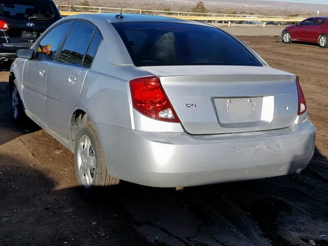 1G8AJ55F07Z119548 - 2007 SATURN ION LEVEL SILVER photo 3