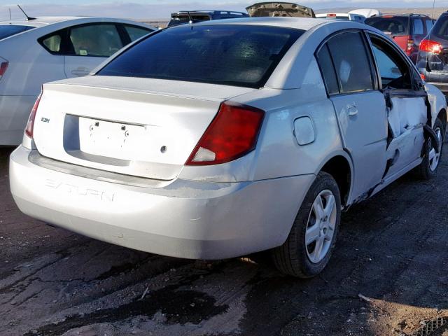 1G8AJ55F07Z119548 - 2007 SATURN ION LEVEL SILVER photo 4