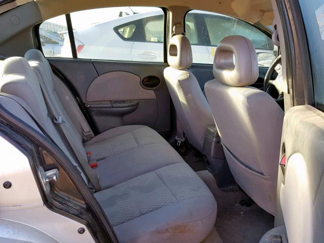 1G8AJ55F07Z119548 - 2007 SATURN ION LEVEL SILVER photo 6