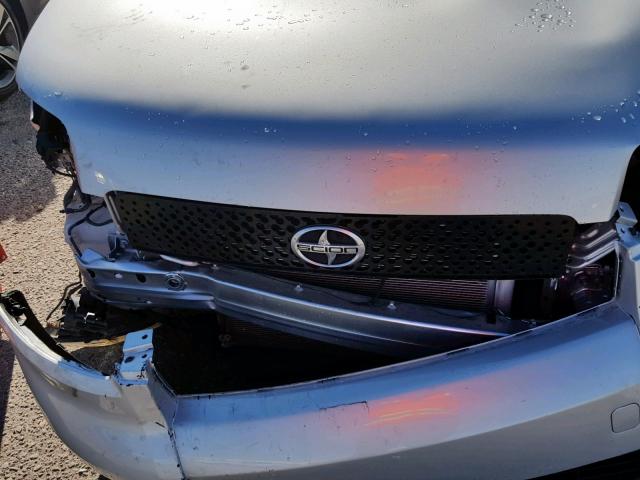 JTLKE50E991080722 - 2009 TOYOTA SCION XB Сұр фото 7