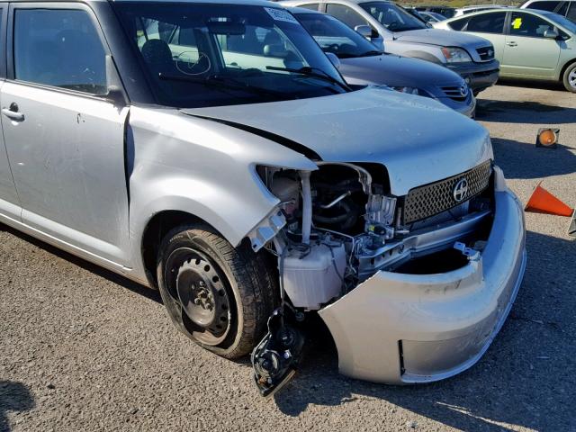 JTLKE50E991080722 - 2009 TOYOTA SCION XB Сұр фото 9