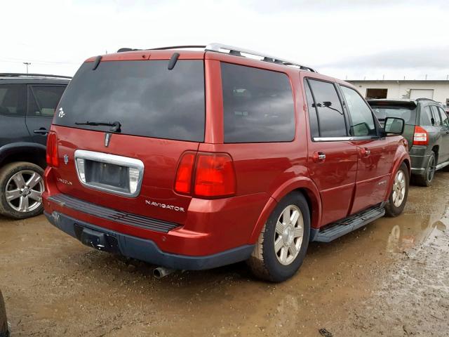 5LMFU28565LJ21396 - 2005 LINCOLN NAVIGATOR 红色 照片 4