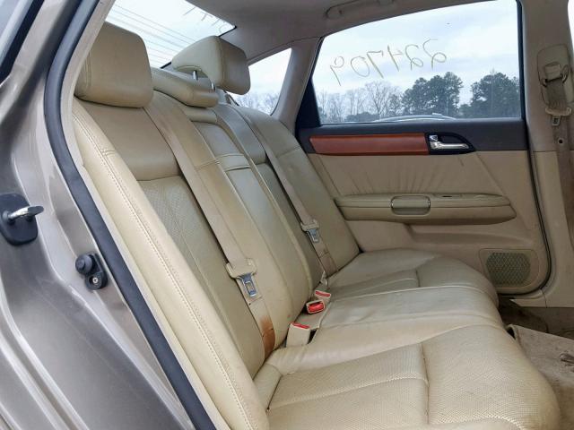 JNKAY01EX6M106771 - 2006 INFINITI M35 BASE BROWN photo 6