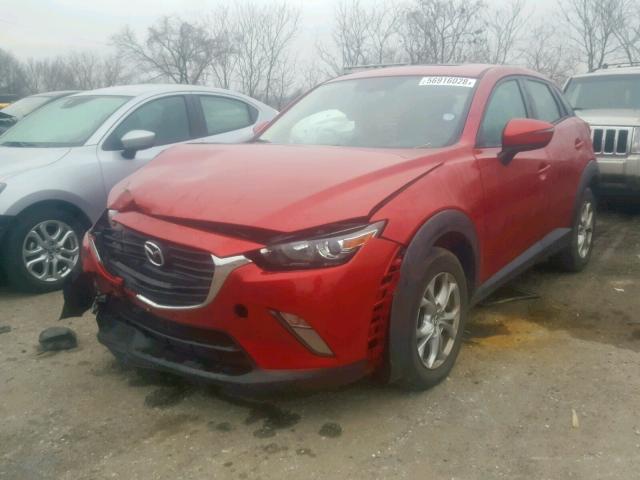 JM1DKBC72G0111739 - 2016 MAZDA CX-3 TOURI RED photo 2