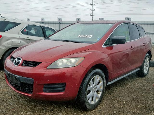 JM3ER293370115021 - 2007 MAZDA CX-7 RED photo 2