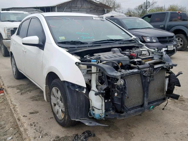 3N1AB6AP7CL768985 - 2012 NISSAN SENTRA 2.0 WHITE photo 1