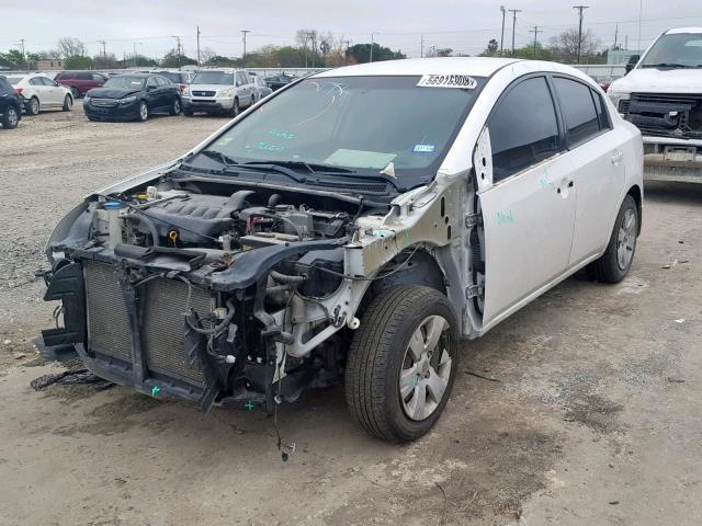 3N1AB6AP7CL768985 - 2012 NISSAN SENTRA 2.0 WHITE photo 2