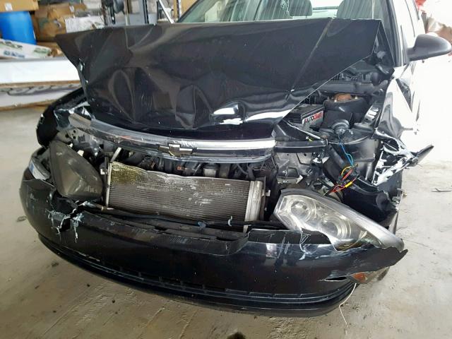 1G1ZS52F85F256187 - 2005 CHEVROLET MALIBU BLACK photo 9