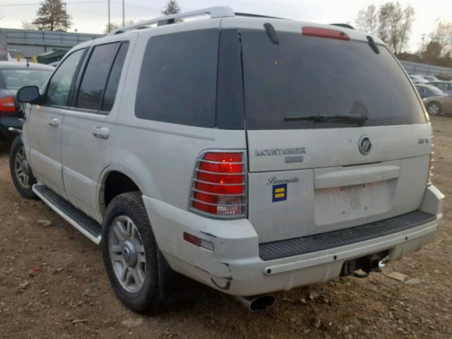 4M2DU86W94ZJ03137 - 2004 MERCURY MOUNTAINEE WHITE photo 3