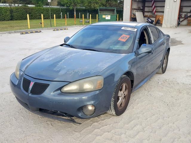 2G2WP552X71116726 - 2007 PONTIAC GRAND PRIX BLUE photo 2